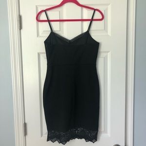 Zara black mini dress.